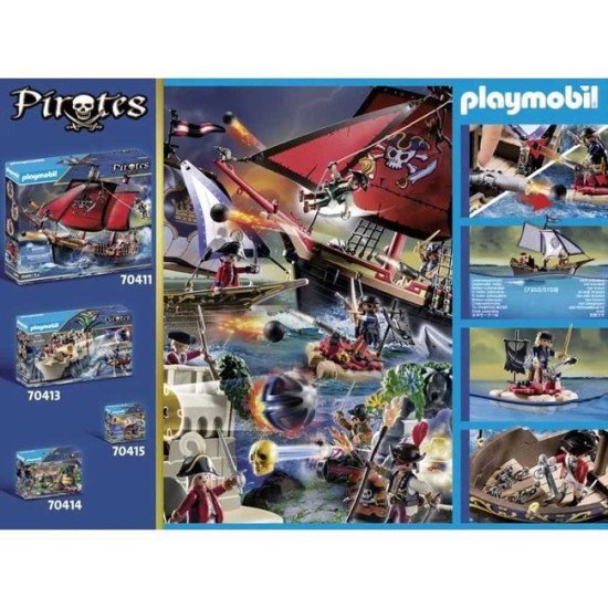 Playmobil Pirates Chaloupe des soldats 70412 | Bateau