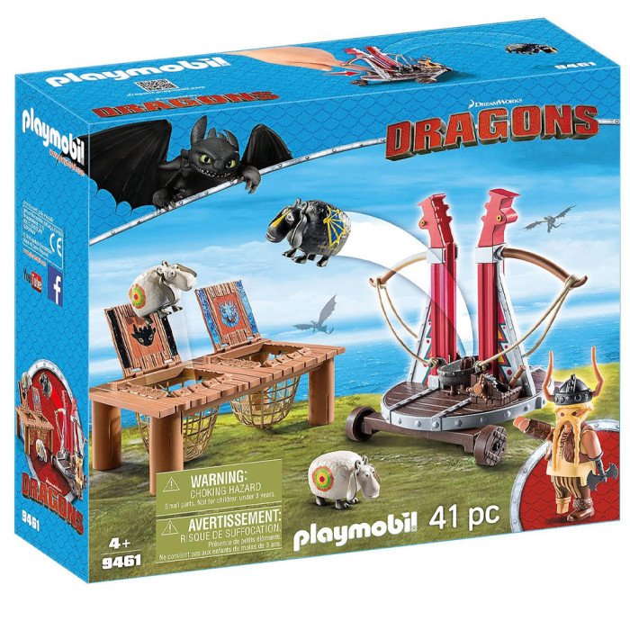 Gueulfor avec baliste lance-mouton - PLAYMOBIL - 9461