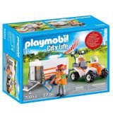 Playmobil City Action Quad et remorque de secours 70053
