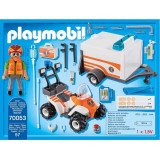 Playmobil City Action Quad et remorque de secours 70053