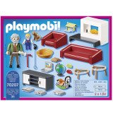 Playmobil Dollhouse Salon avec cheminée 70207 | Jouet