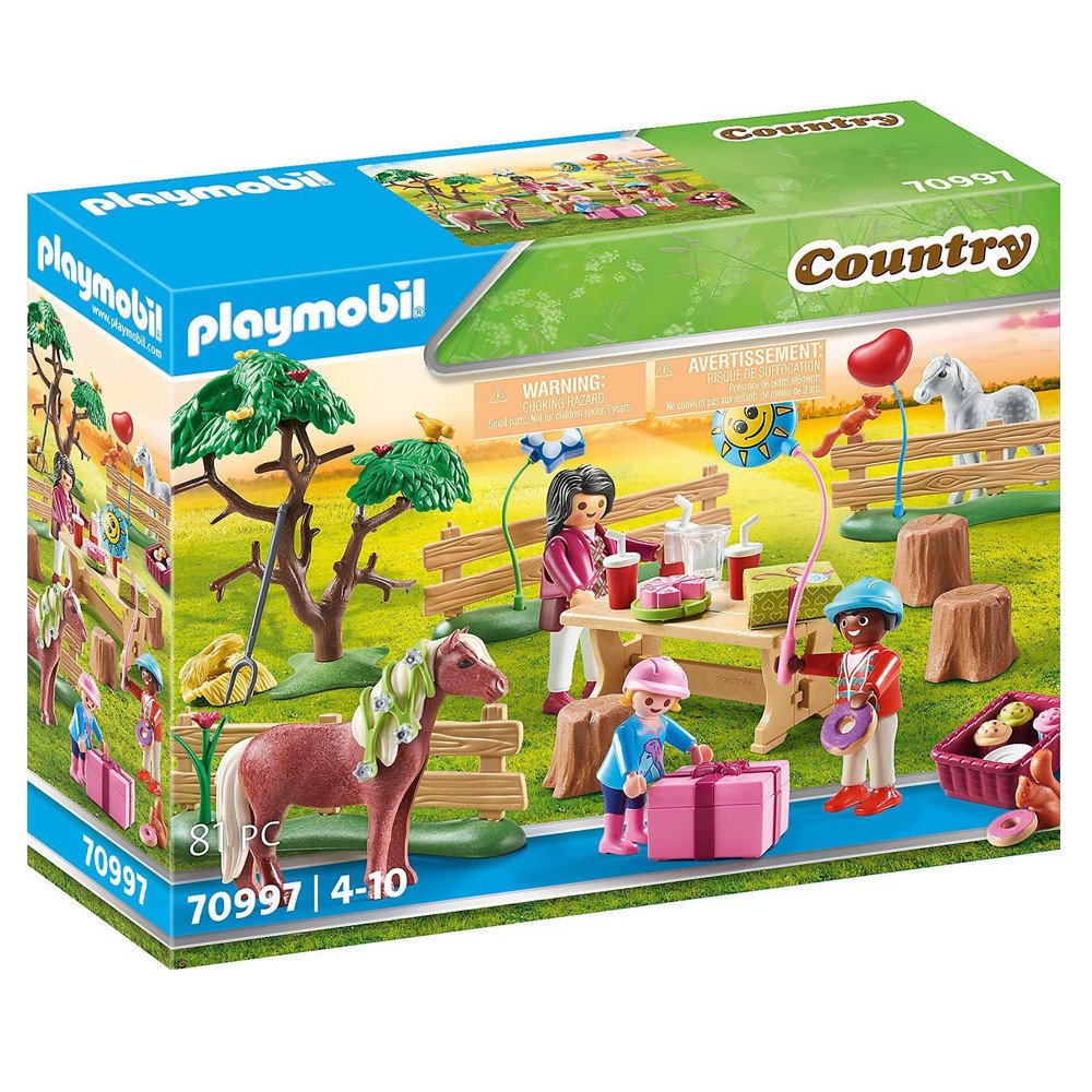 Playmobil Country Décoration fête avec poneys 70997