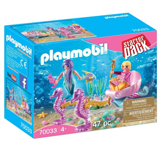 Playmobil Magic Starter Pack Sirènes carrosse 70033