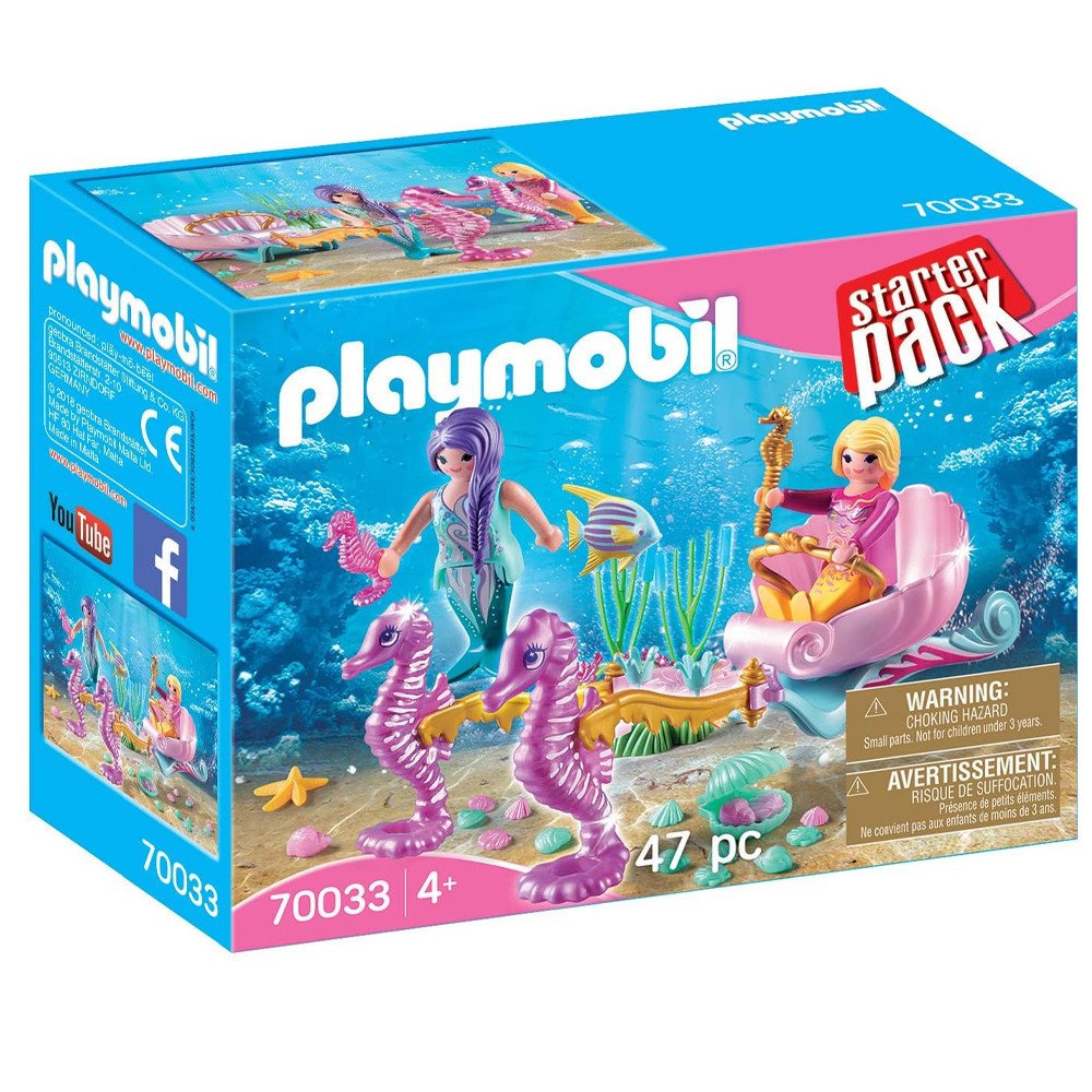 Playmobil Magic Starter Pack Sirènes carrosse 70033