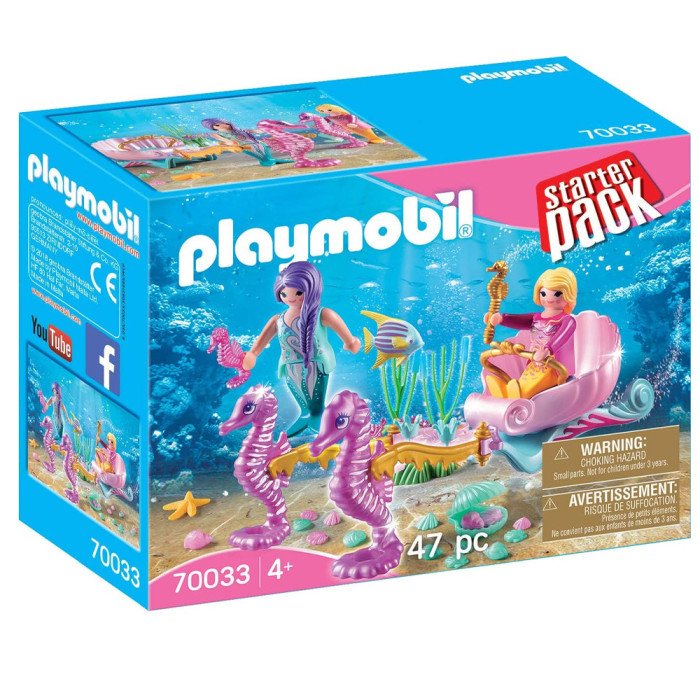 Playmobil Magic Starter Pack Sirènes carrosse 70033
