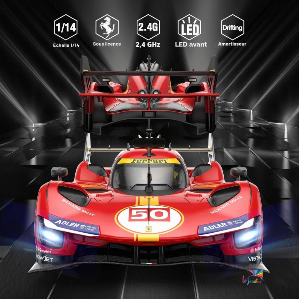 Ferrari 499P RASTAR 1:14 Télécommandée | LEJOUET.ma
