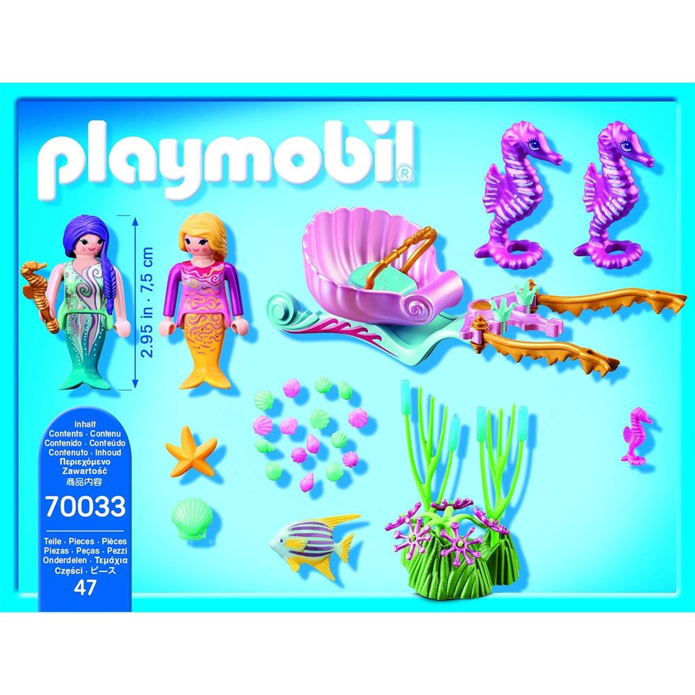 Playmobil Magic Starter Pack Sirènes carrosse 70033