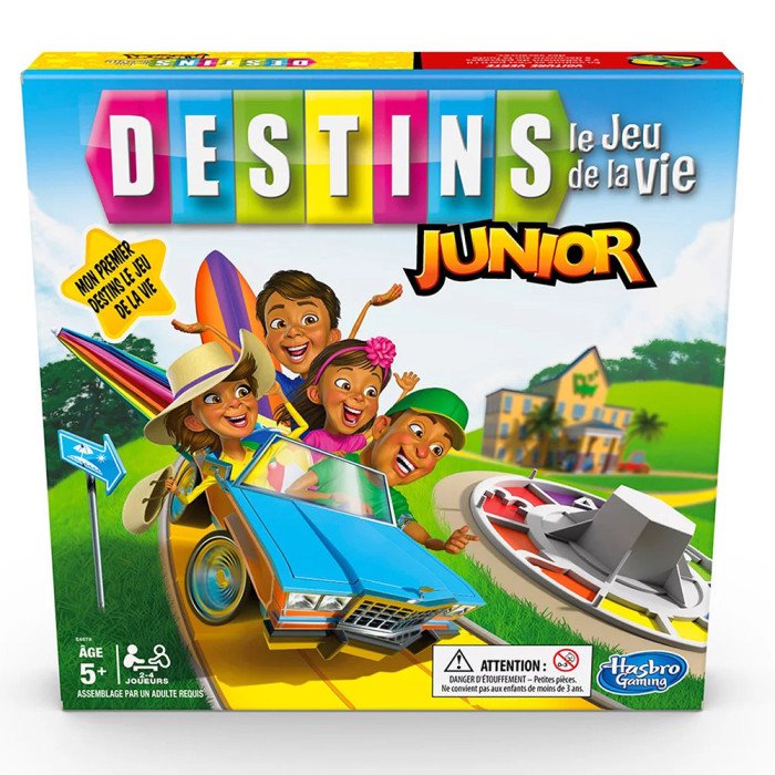Jeu Destins Le jeu de la vie Junior - Hasbro - E6678101