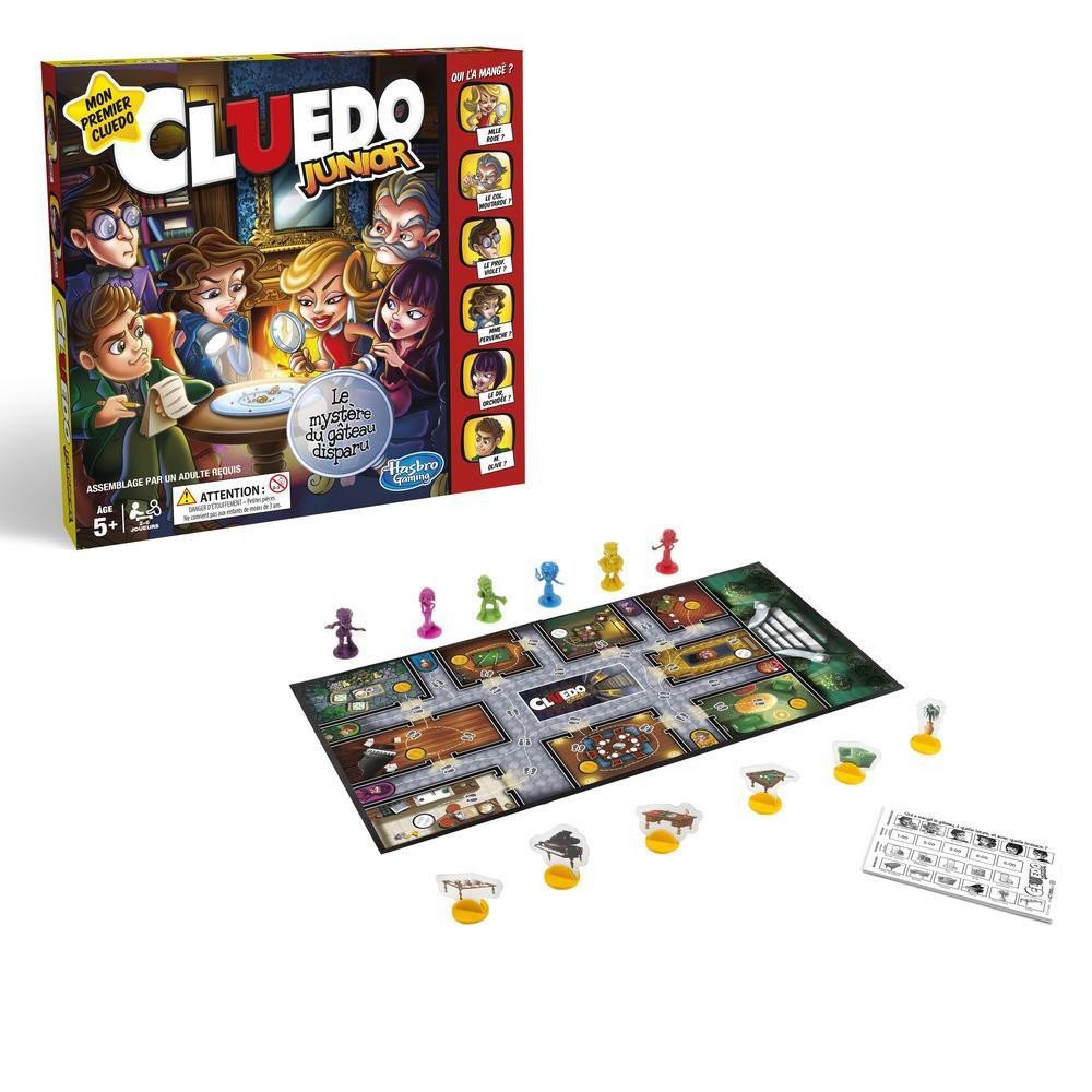 Hasbro Gaming - Cluedo Junior, Le Mystère du Gâteau Disparu (C1293)
