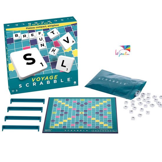 Scrabble Classique - Mattel Games, Jeu de société et de lettres (Y9593)