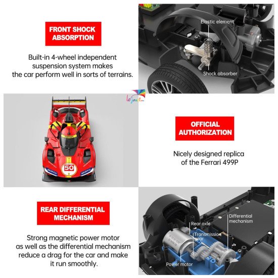 Ferrari 499P RASTAR 1:14 Télécommandée | LEJOUET.ma