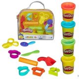 Play-Doh - Starter Set : Sac de Rangement, 4 Pots et 9 Outils (B1169)