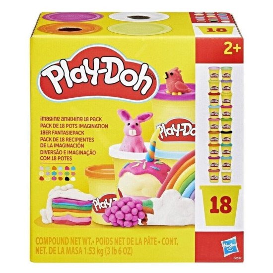 Play-Doh Pack Imagination 18 Pots Pâte à Modeler G0522