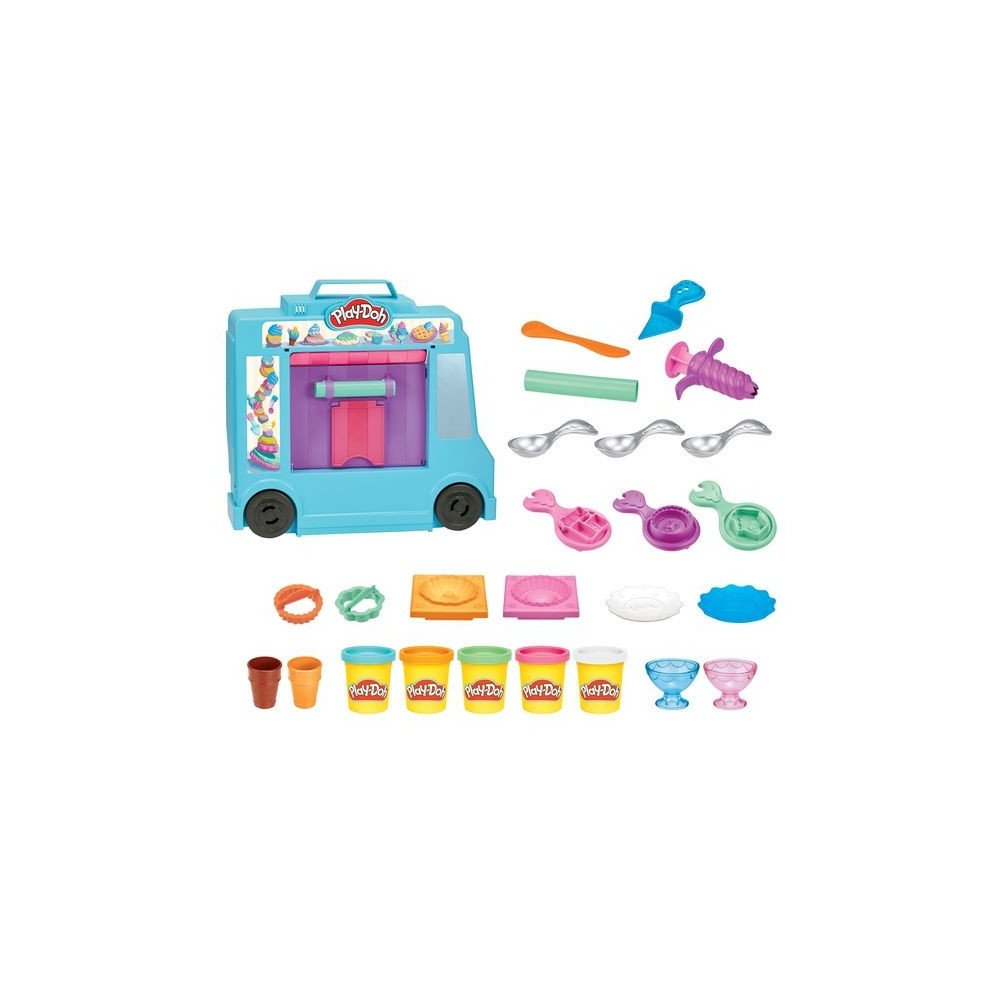 Play-Doh Kitchen Creations - Le Grand Camion de Glaces Géant (F13905L0)
