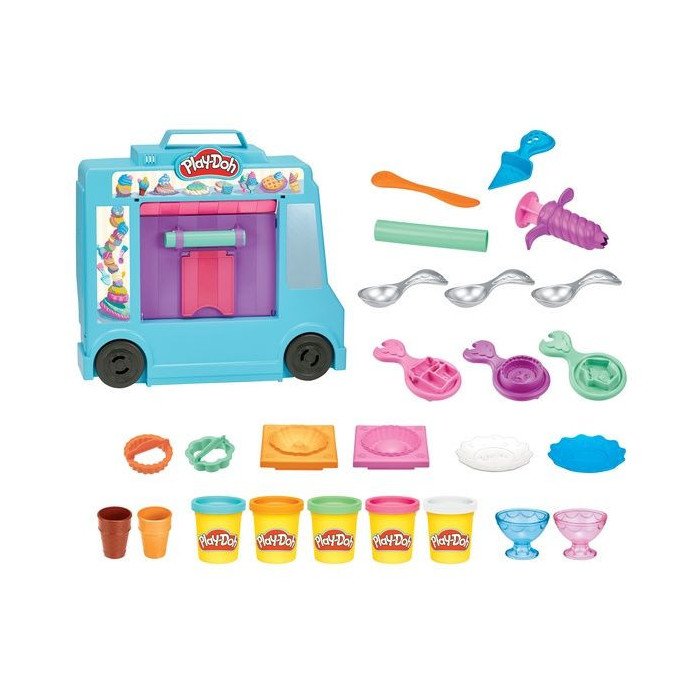 Play-Doh Kitchen Creations - Le Grand Camion de Glaces Géant (F13905L0)