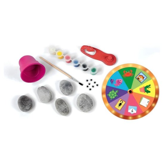 Kit peinture sur galets Créations Galets Clementoni 52652