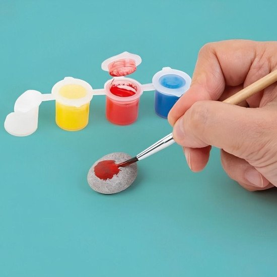 Kit peinture sur galets Créations Galets Clementoni 52652