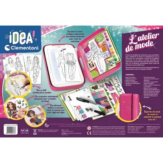 Clementoni IDEA Fashion Designer Studio Mode 52766