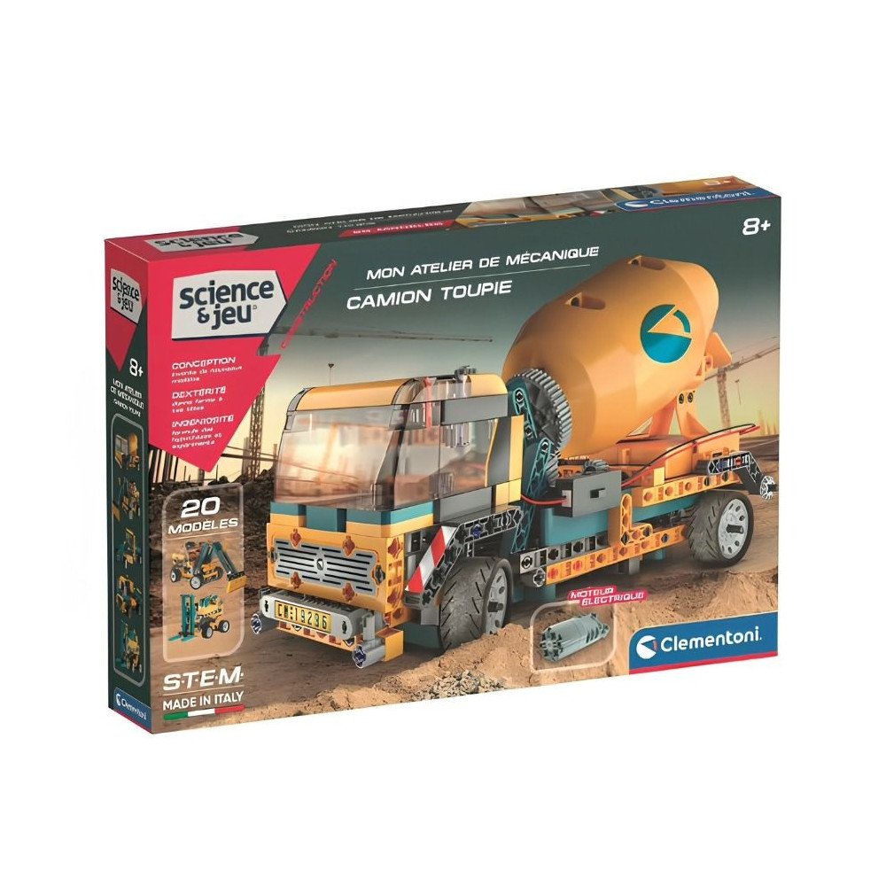 Clementoni Laboratoire Mécanique Camions Construction 52748