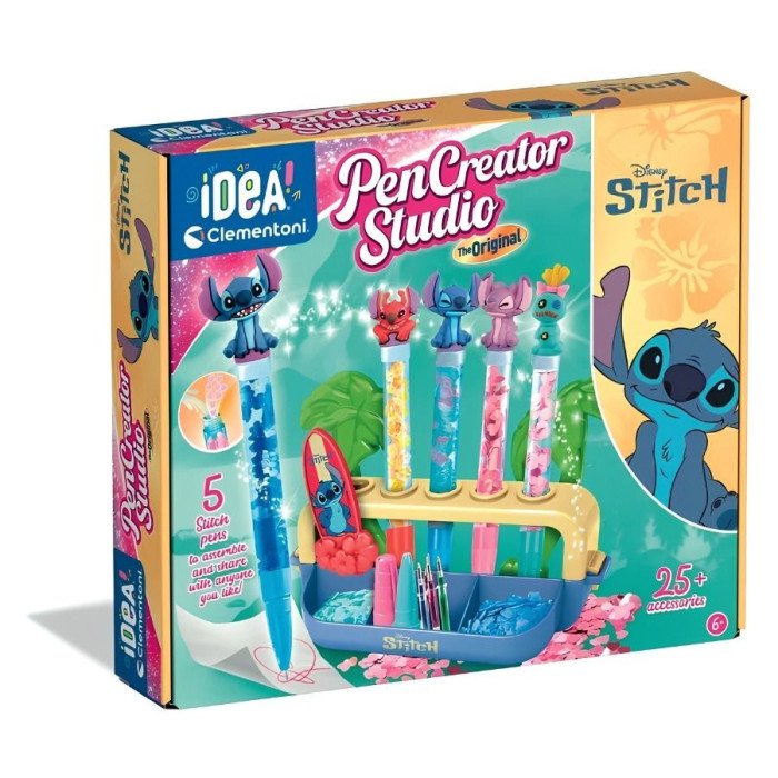Crée tes Stylos Stitch - Atelier Stylos Scintillants - Clementoni - IDEA (18204)