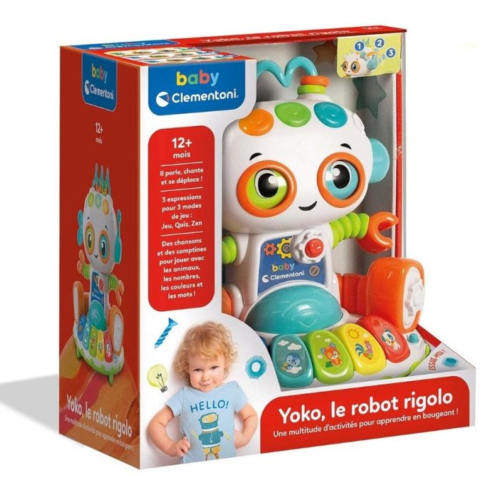 Clementoni Yoko le Robot Rigolo Interactif 12m+ 52558