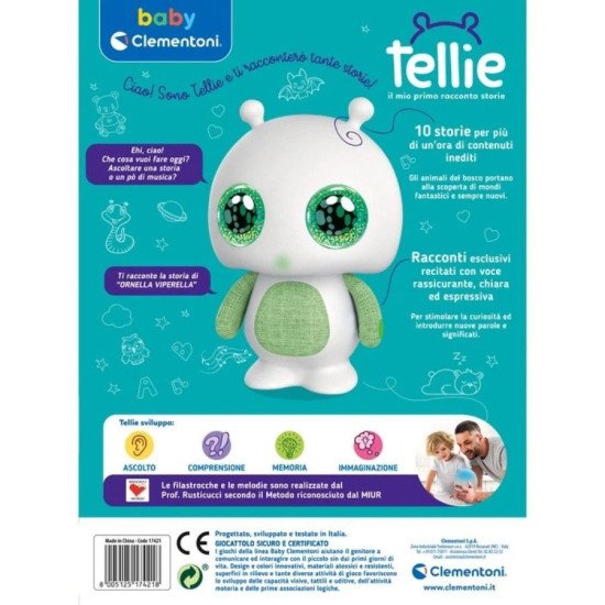 Clementoni Tellie Conteur d'Histoires Interactif 52548