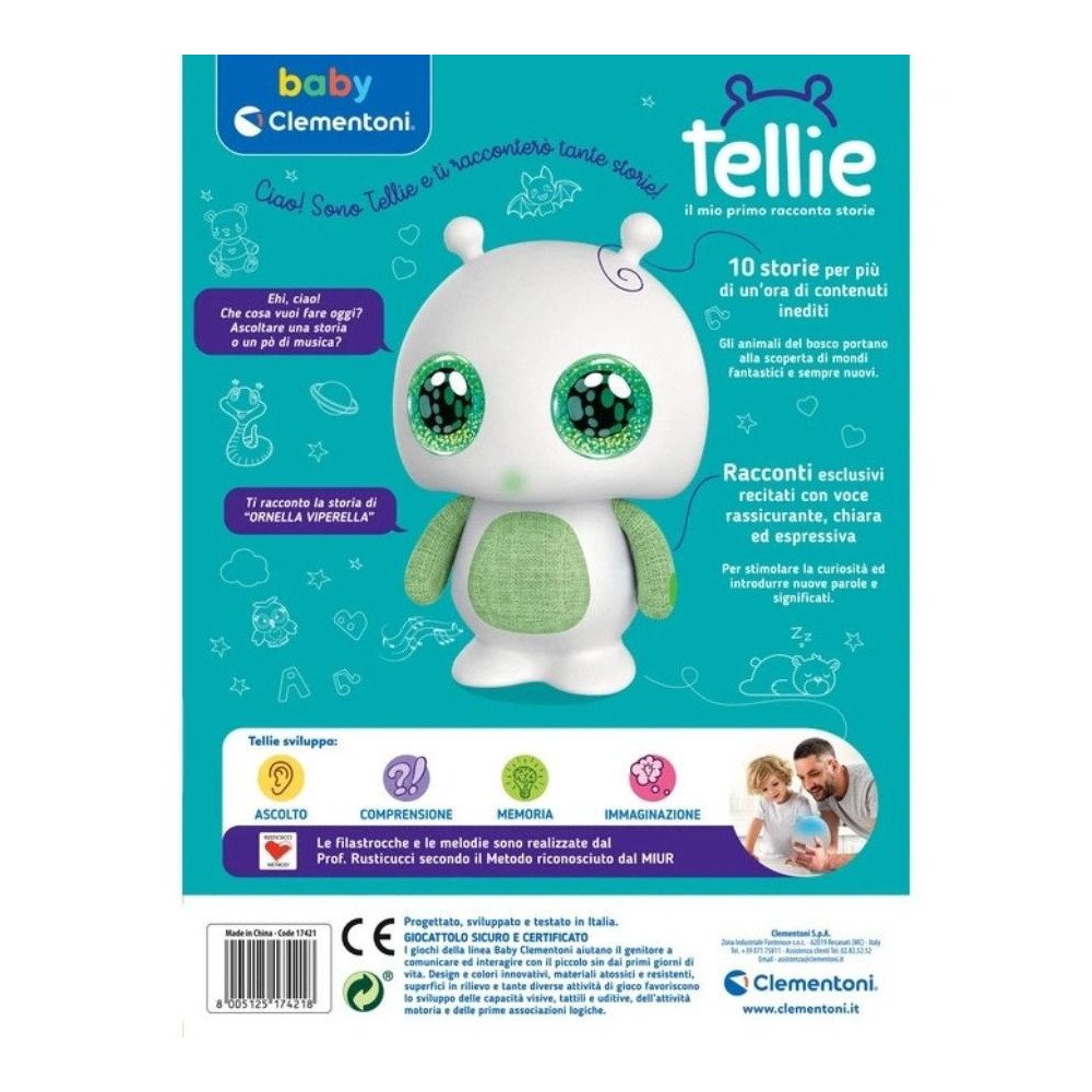 Clementoni Tellie Conteur d'Histoires Interactif 52548