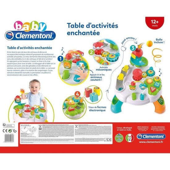 Clementoni La Table d'Activités Enchantée 52620