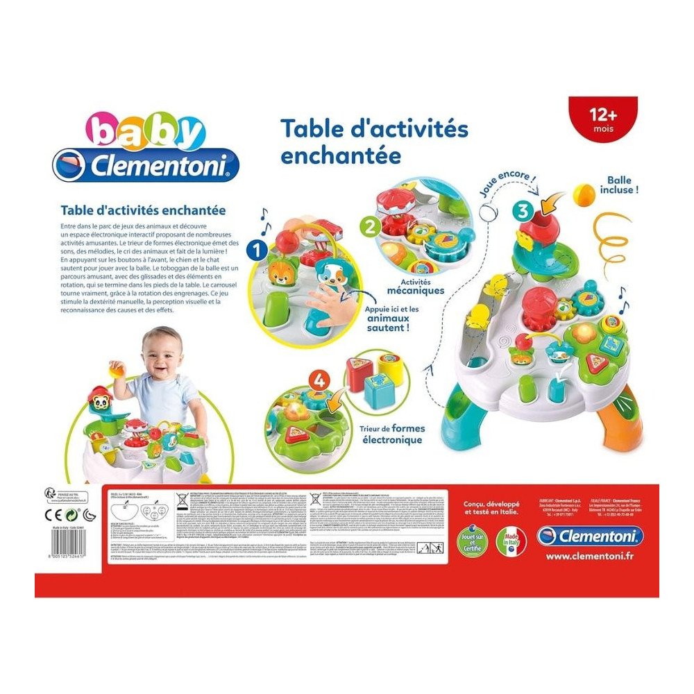 Clementoni La Table d'Activités Enchantée 52620