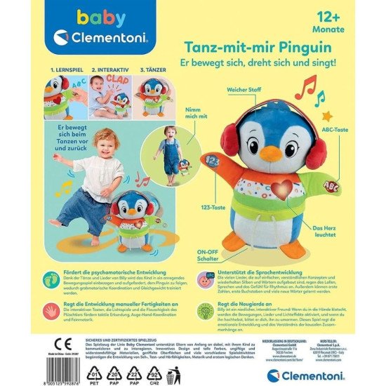 Clementoni Palmer Le Pingouin Danseur 52658
