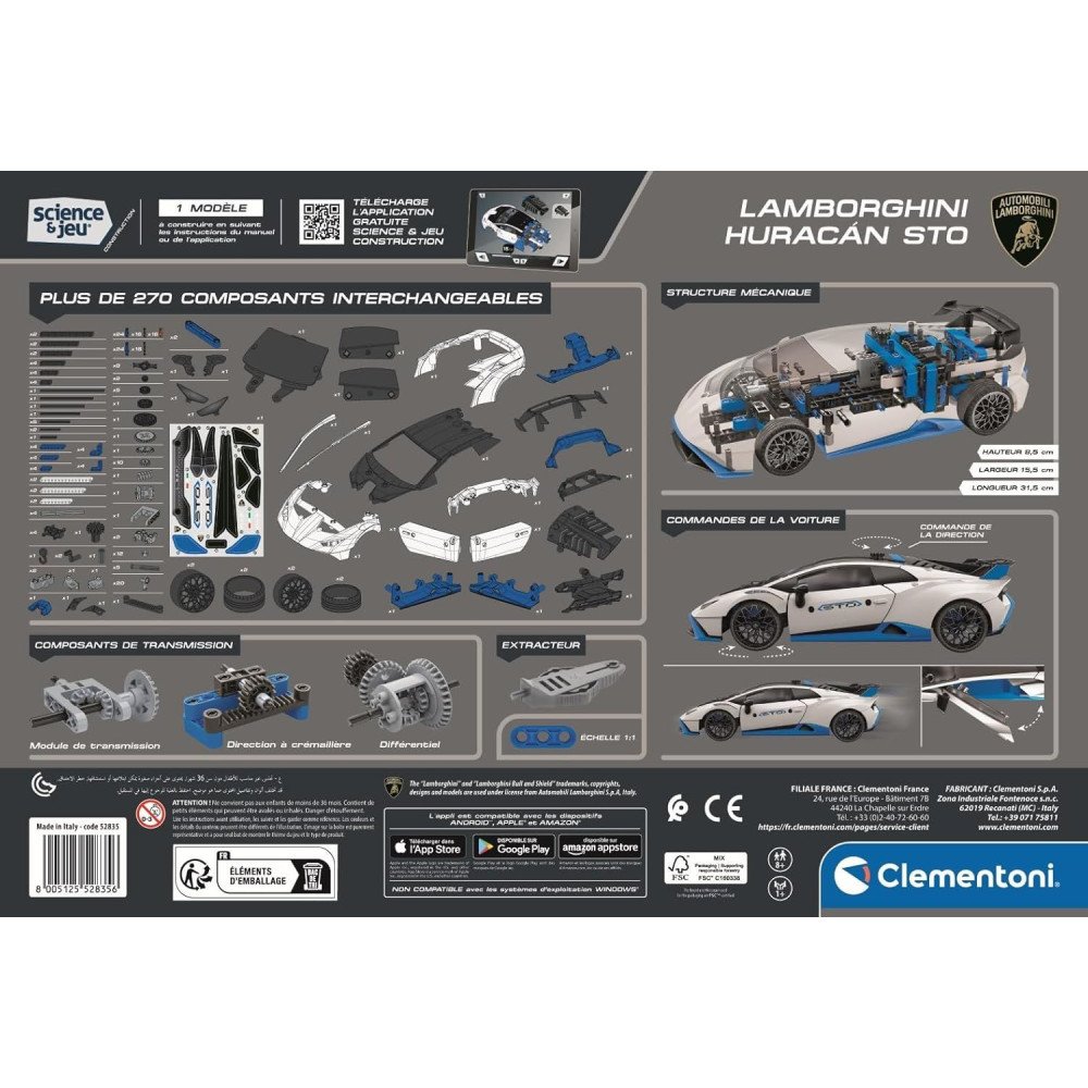 Clementoni Laboratoire Mécanique Lamborghini Huracán 52835