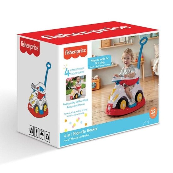 Fisher-Price Voiture Porteur 4 en 1 Évolutif 1812