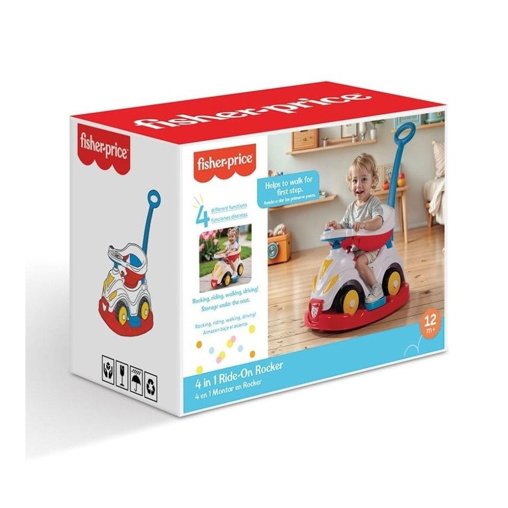 Fisher-Price Voiture Porteur 4 en 1 Évolutif 1812