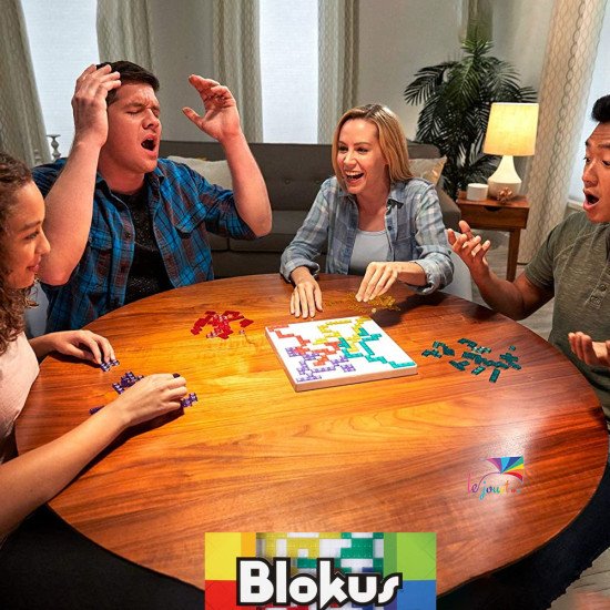 Mattel Games Blokus Jeu de Stratégie Familial BJV44
