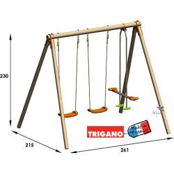 Portique bois 2,30 m Artix DARIFOU - Trigano