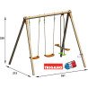 Portique bois 2,30 m Artix DARIFOU - Trigano