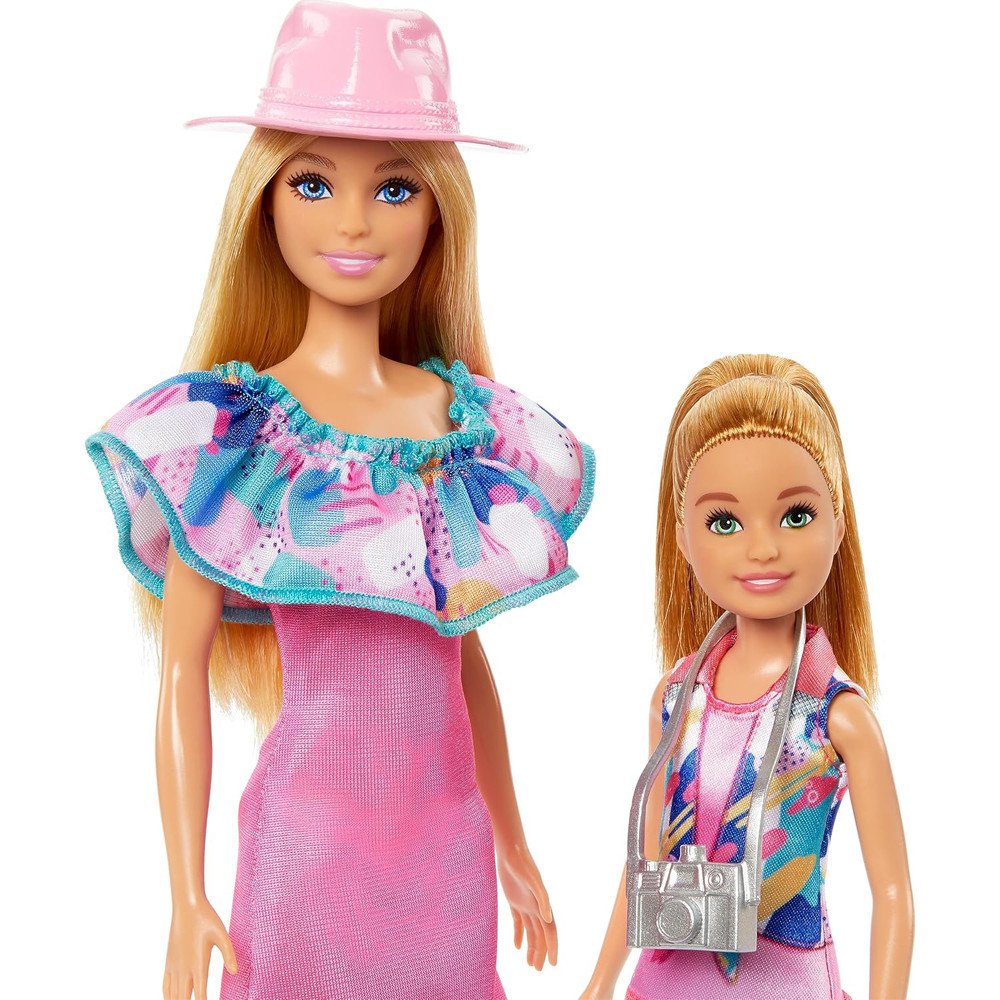Barbie Coffret Poupées Stacie et Barbie 2 Chiots HRM09