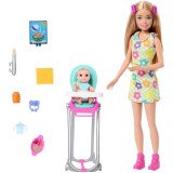 Barbie Skipper Babysitters Chaise Haute Repas HTK35