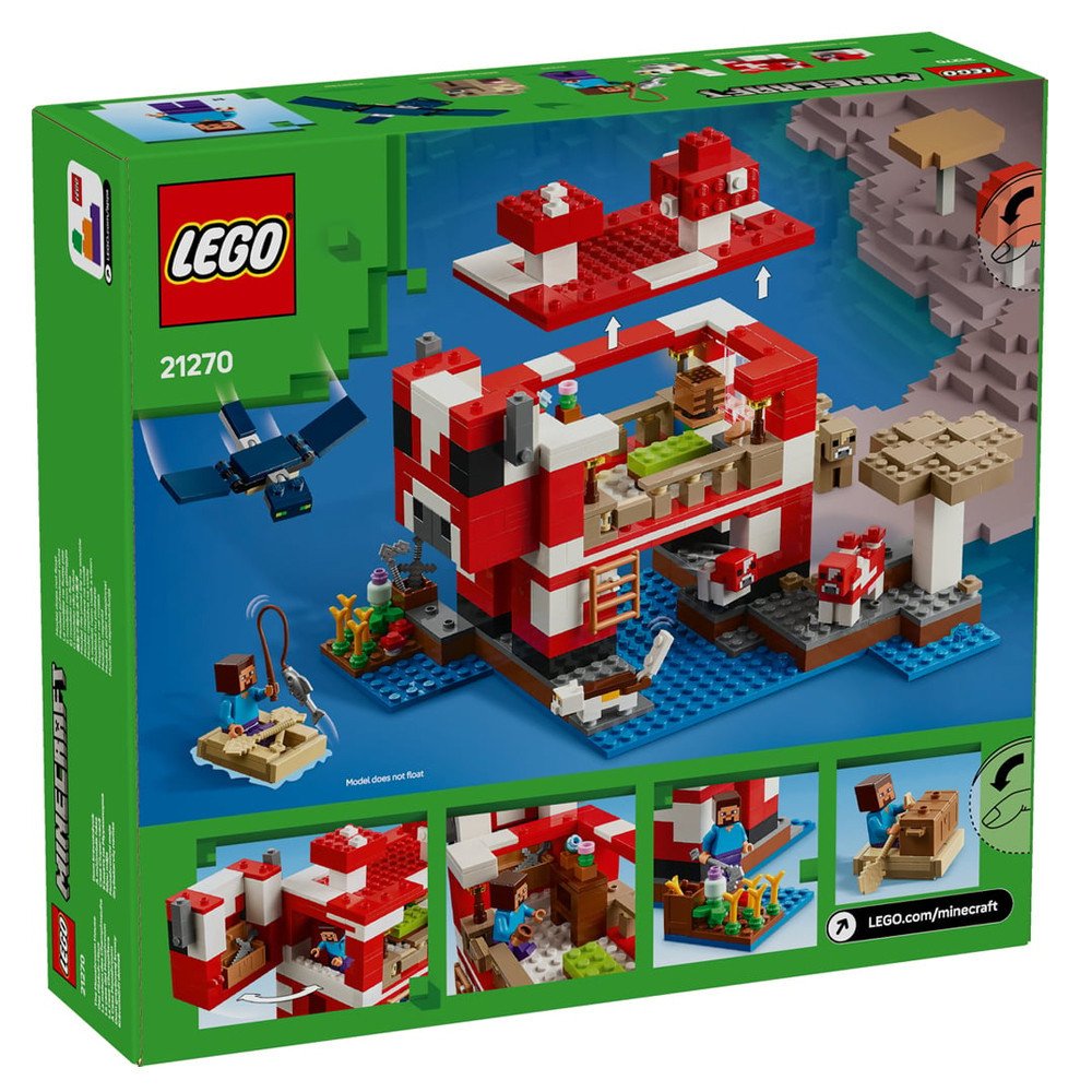 La Maison Champignon LEGO Minecraft 21270