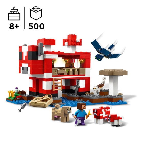 La Maison Champignon LEGO Minecraft 21270