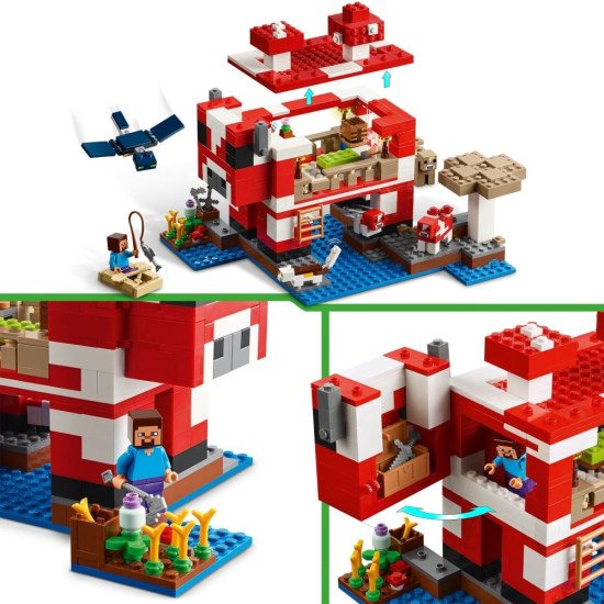La Maison Champignon LEGO Minecraft 21270