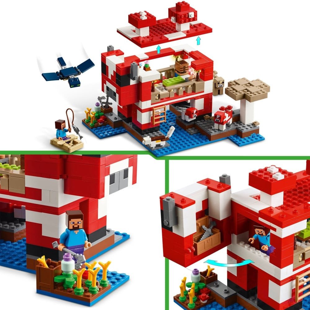 La Maison Champignon LEGO Minecraft 21270