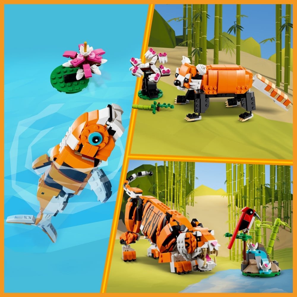Sa Majesté le Tigre LEGO Creator 3en1 31129