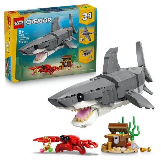 Requin & Coffre au Trésor LEGO Creator 3in1 31381
