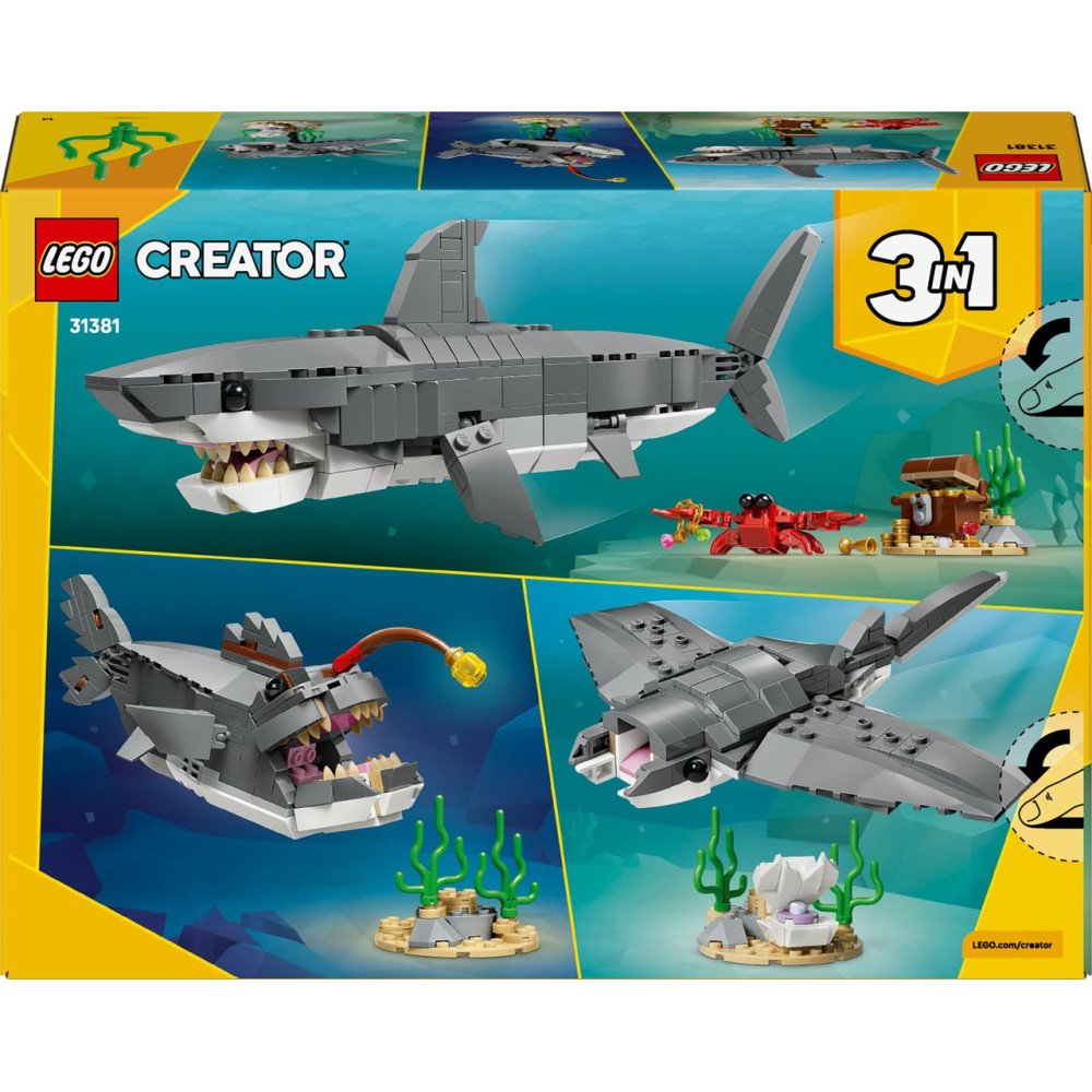 Requin & Coffre au Trésor LEGO Creator 3in1 31381