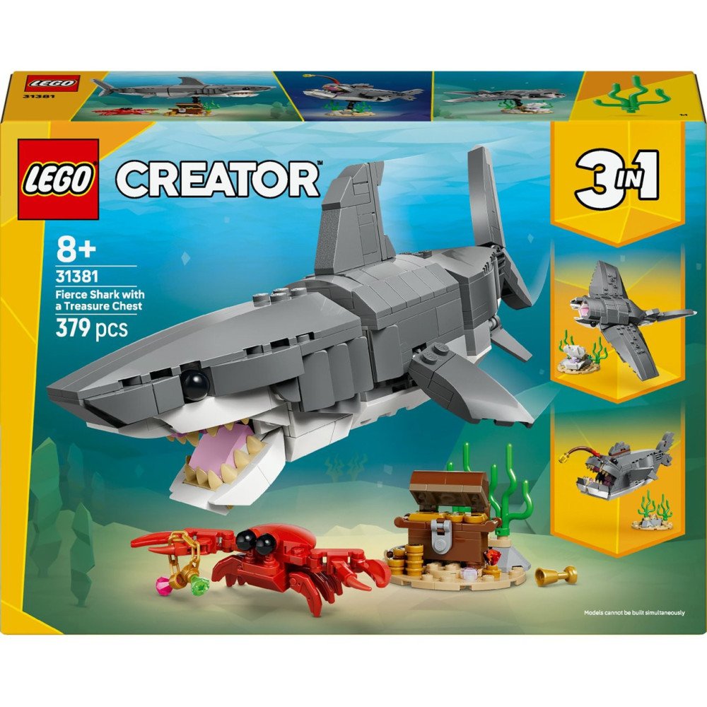 Requin & Coffre au Trésor LEGO Creator 3in1 31381