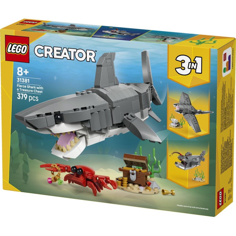 Requin & Coffre au Trésor LEGO Creator 3in1 31381