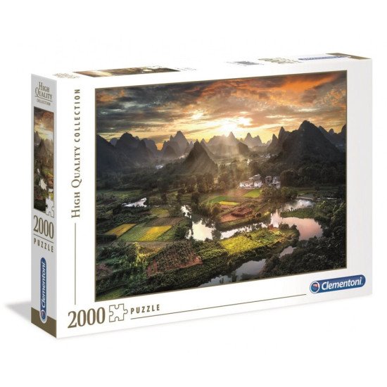 Puzzle 2000 Pièces Vue de Chine Clementoni CL-2000