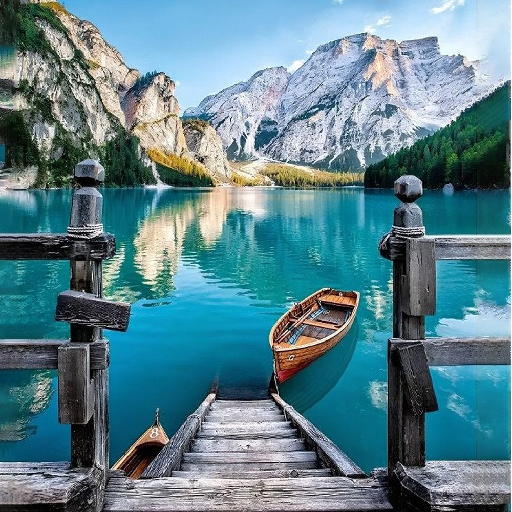 Puzzle 500 Pièces Lac de Montagne Clementoni CL-500