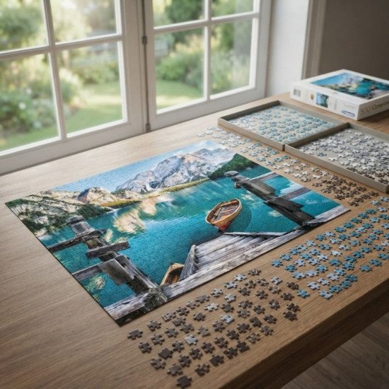 Puzzle 500 Pièces Lac de Montagne Clementoni CL-500